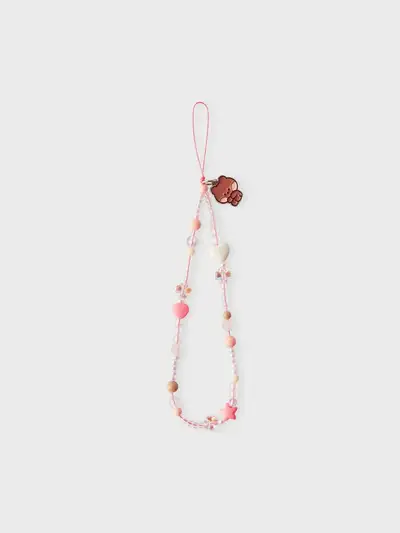 LINE Friends Mini Ni Bnini Beads Strap Keyring