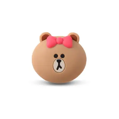 LINE FRIENDS CHOCO Car Vent Clip Air Freshener (Black Cherry)