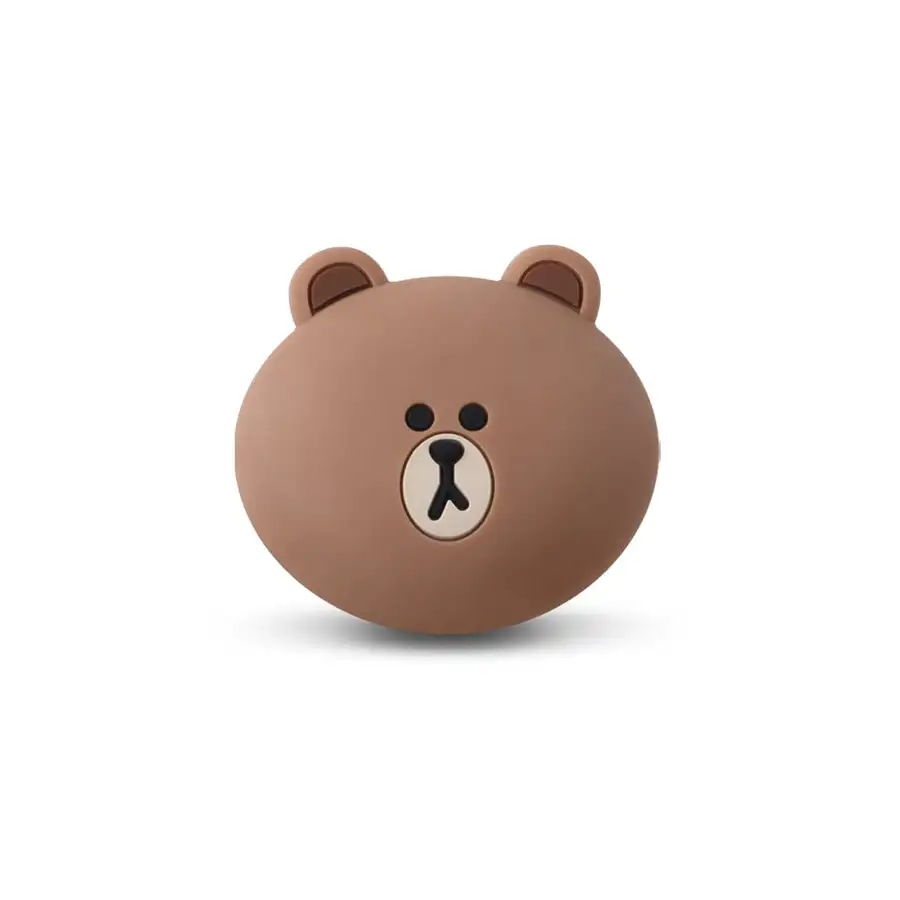 LINE FRIENDS BROWN Car Vent Clip Air Freshener (White Musk) — 1