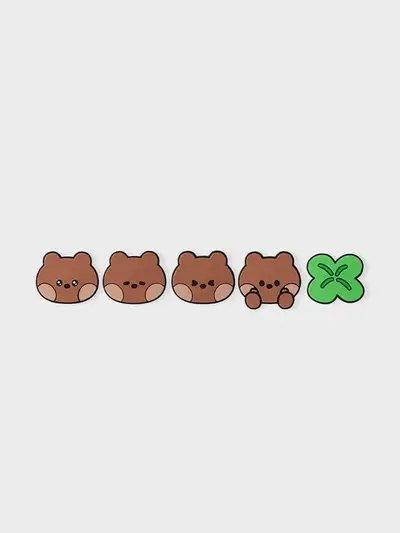 COLLE x LINE FRIENDS Minini Bnini Dart Sticker Set