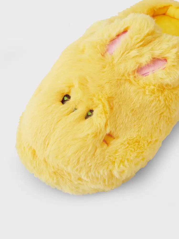 bunini Plush Room Shoes (YELLOW) — 3