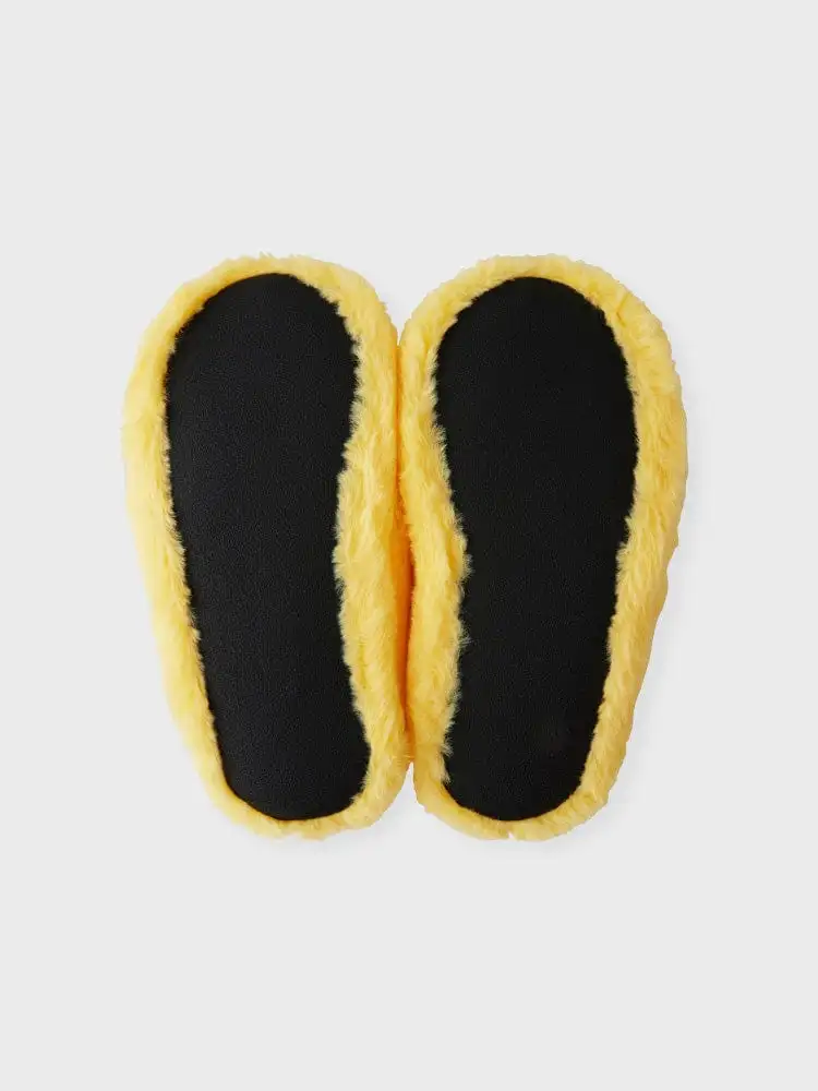 bunini Plush Room Shoes (YELLOW) — 4