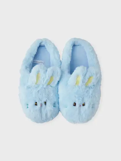 bunini Plush Room Shoes (BLUE)
