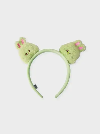 bunini Plush Hair Band (GREEN)