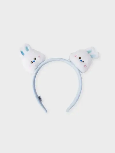 bunini Plush Hair Band (WHITE)