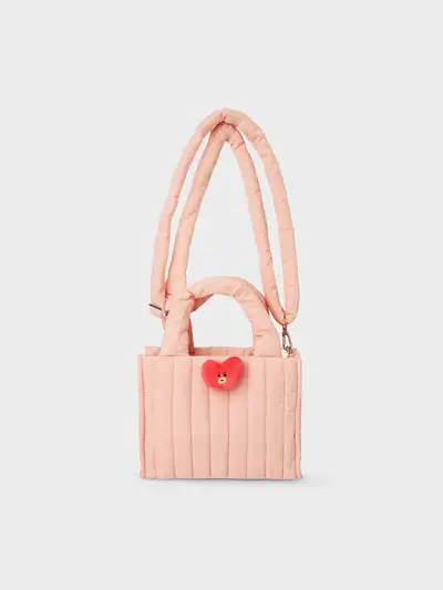 BT21 TATA Face Plush Badge Quilted Bag
