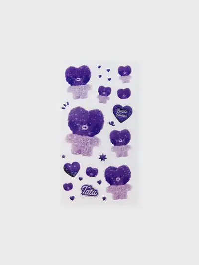 BT21 TATA Purple of Wish Edition Mini Sticker