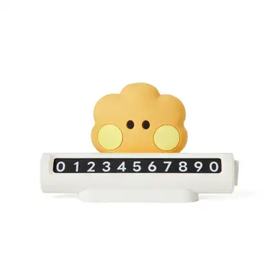 BT21 SHOOKY Minini Car Number Plate Figure