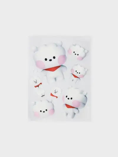 BT21 RJ Big and Tiny Removable Sticker