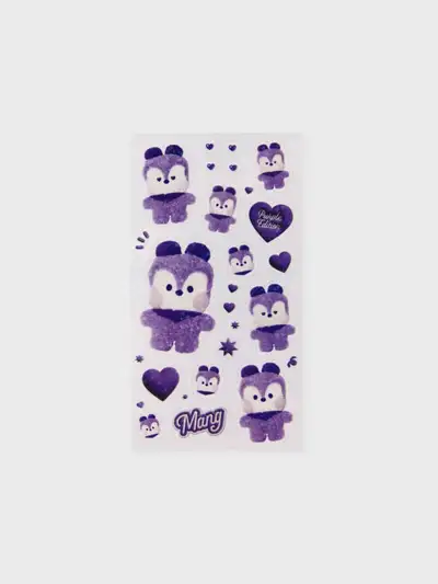 BT21 MANG Purple of Wish Edition ミニニ スティッカー