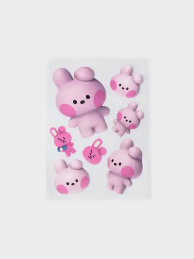 BT21 COOKY ビッグ&タイニー リムーバブルステッカー