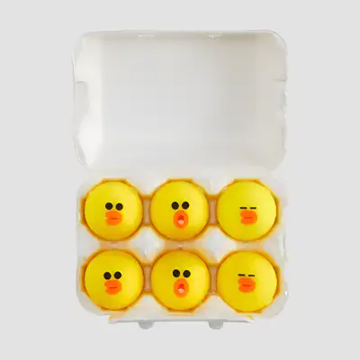 サリー ゴルフボールセット (6個入り)