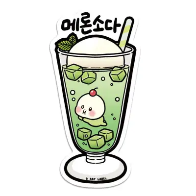 [K ART LABEL] K0143 メロンソーダ