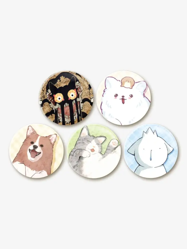 アニマルズ アニマル クッション缶バッジ