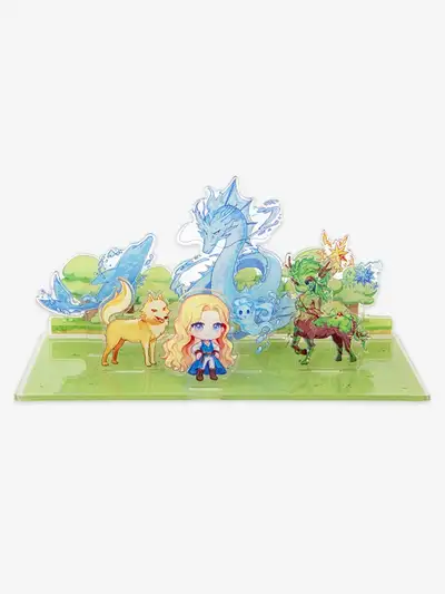 『金髪の霊魔術師』アクリルジオラマ