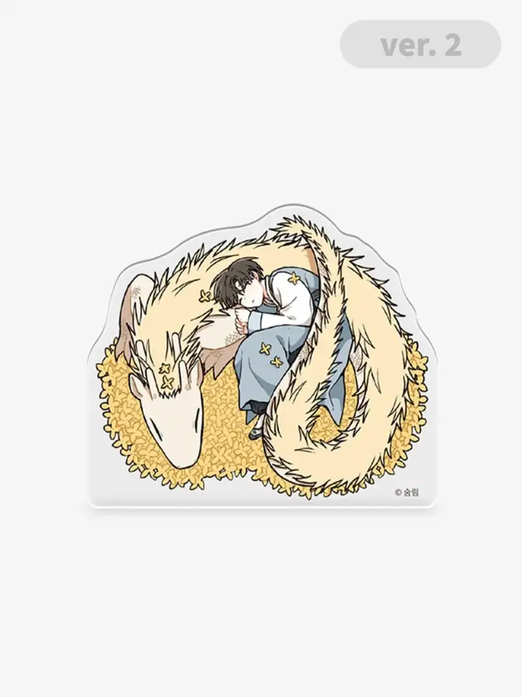 『開花の道が散る』アクリルブロック ver.2