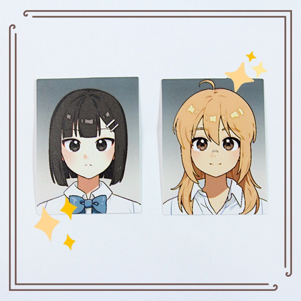 No Joke Yuri Webtoon Shop Photo Studio Half-size ID Photo 2 Types / Webtoon ID Photo