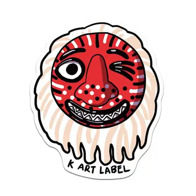 [K ART LABEL] K0114 獅子仮面