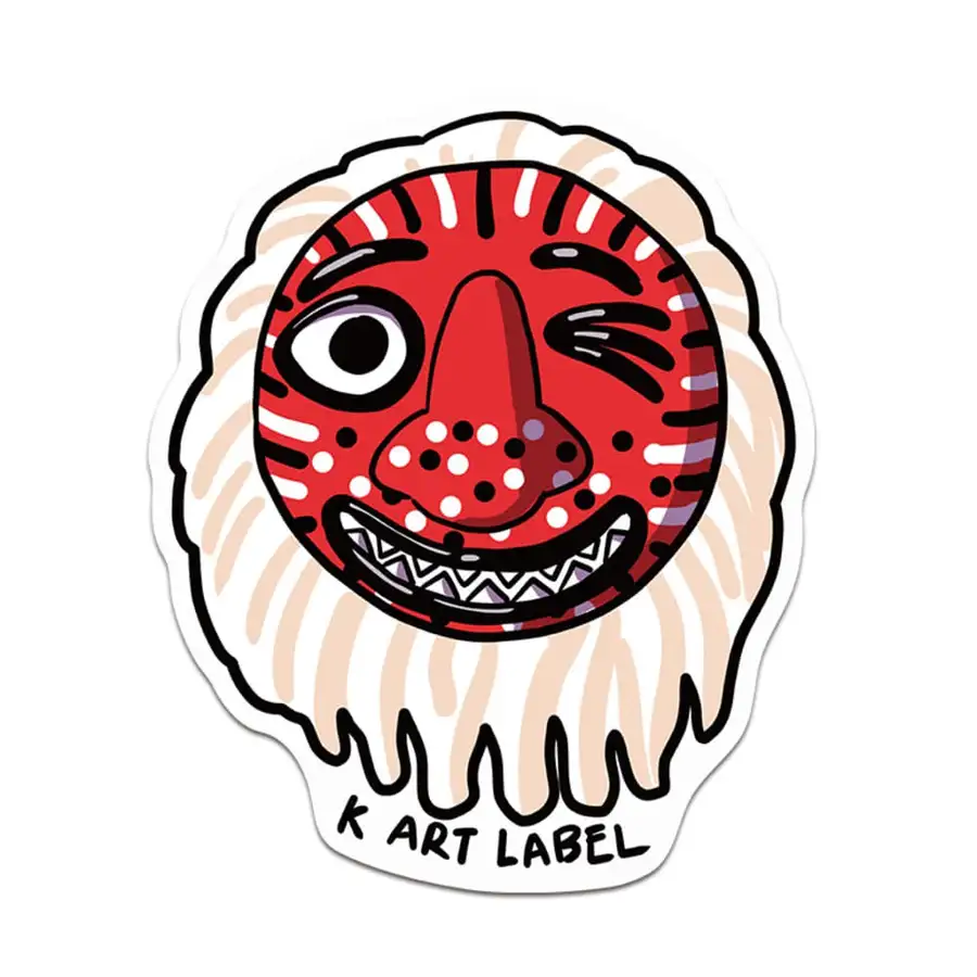 [K ART LABEL] K0114 獅子仮面