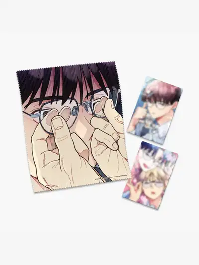 ワンルーム助教さん メガネ拭きセット