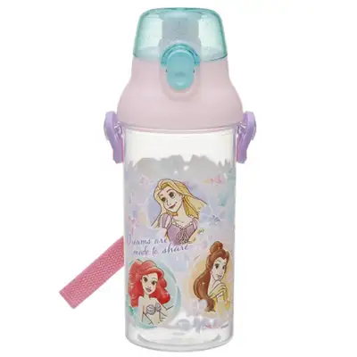 Princess Character One-Touch Clear Bottle Water Bottle (Single) 690068