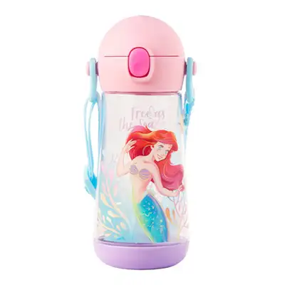The Bottle Little Mermaid Character One-Touch Shoulder Strap Tritan Water Bottle 583289