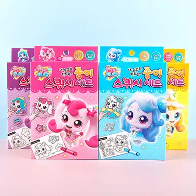 Shooting Star Catch Teenieping Character Paper Squishy DIY 2p Set (Random Shipment) 598777