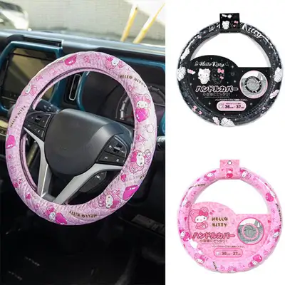 Hello Kitty Character Vehicle Steering Wheel Cover