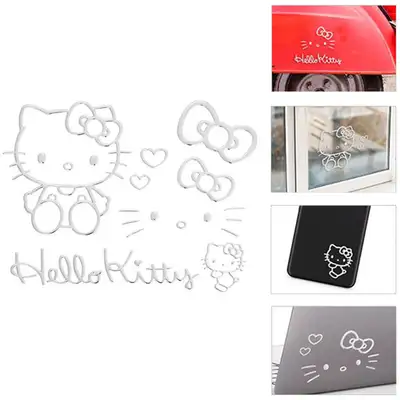 Hello Kitty Character Vehicle Emblem Sticker (Japan) 866715