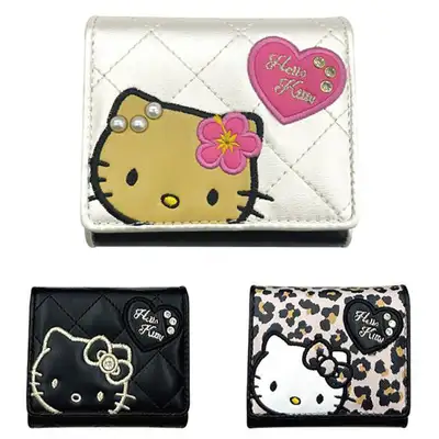 Hello Kitty Character Compact Trifold Wallet (Wappen)