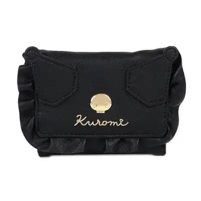 Kuromi Character Mini 3-Fold Wallet (Lomi Kyuu Room) - Japan Edition