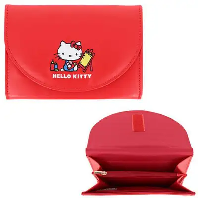 Hello Kitty Character Accordion Partition Multi Pouch Card Wallet (Unit) 778433