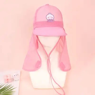 Molang Character Aqua Flap Cap Swimming Hat (Pink) 770327