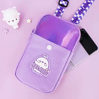 Mollang Character Compact Phone Crossbody Bag 769178