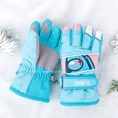 Among Us Character Star Oz Thermal Gloves (Mint) 942611
