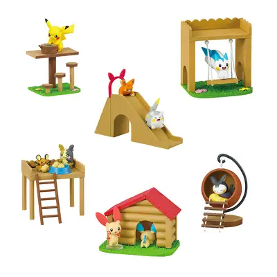 Pokémon Forest Gather Athletic Playground Shokugan Miniature Box Set (Re-Ment) (Japan) 207650
