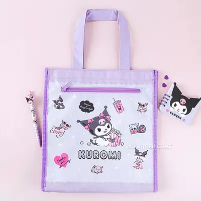 Kuromi Character Multi Eco Bag Pouch 830999
