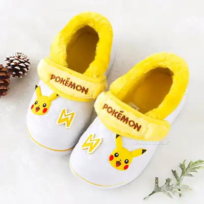 Pokémon Pikachu Character Sting Warm Indoor Slippers for Kids 543700