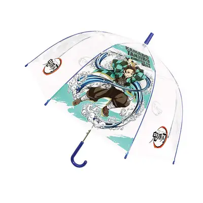 Demon Slayer Dome Clear Long Umbrella 55cm (Wind)