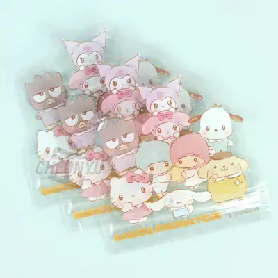 Sanrio Mix Character Die-Cut Fancy Zipper Bag (3 Pieces) 526618