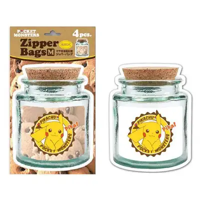 Pokémon Character Canister Zipper Bag 4-Piece Set (Japan) 190928