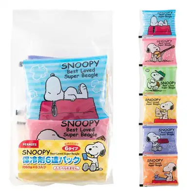 Snoopy Character Mini Cooling Pack 6p Set