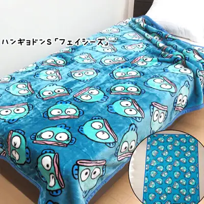 Hangyo-dong Character Single Lap Blanket 140×200cm (Face)