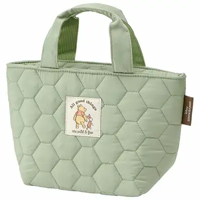 Winnie the Pooh Character Quilted Insulated Lunch Bag M Cooler Bag 672880