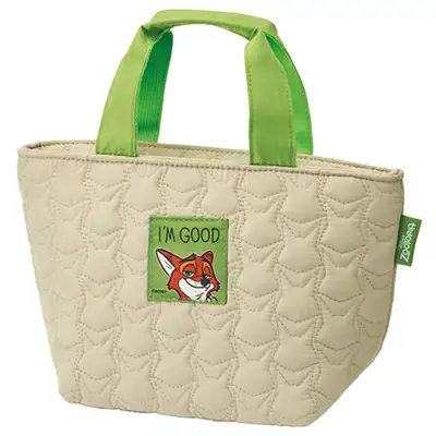 Zootopia Nick Character Quilting Insulated Lunch Bag M