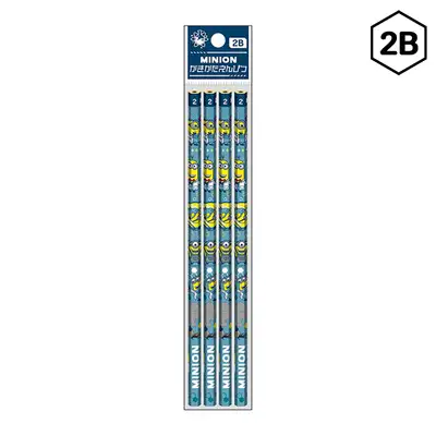 Minions Character 2B Pencil 4-Piece Set (School23)