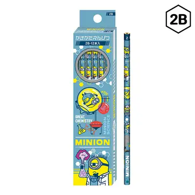 Minions Character 2B Pencil 12-Pack Set (School23)