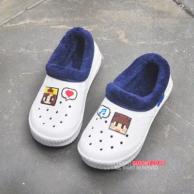 Sandbox Winter Warm Indoor Slippers (Navy) - Kids Indoor Slippers