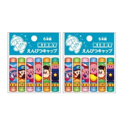 Kirby Character Pencil Cap 5-Piece Set 2-Pack (Spot)