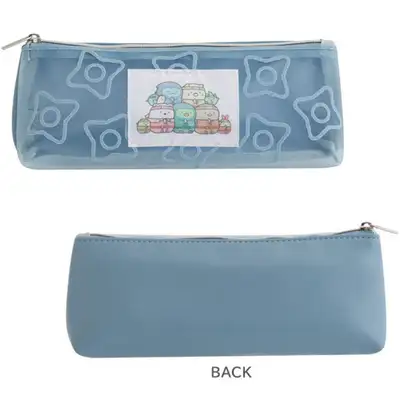 Sumikko Gurashi Character Mesh Pen Pouch Stitched Pencil Case (Ninja)